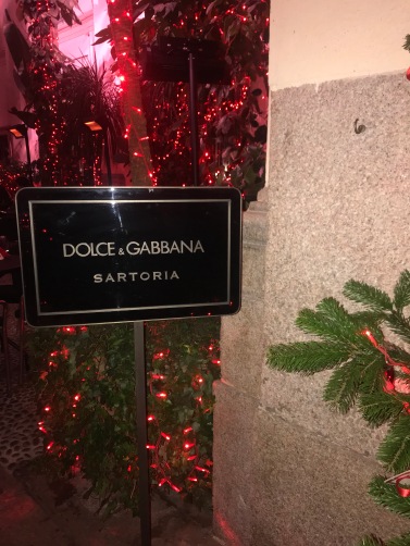 Dolce & Gabbana bar.
